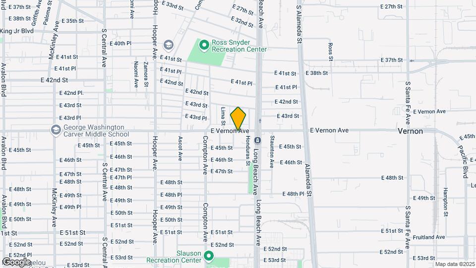 1618 E Vernon Ave, Unit 1622 Mapa y Detalles de la Ubicación