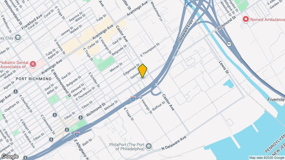 3647 Richmond St Map and Location Details