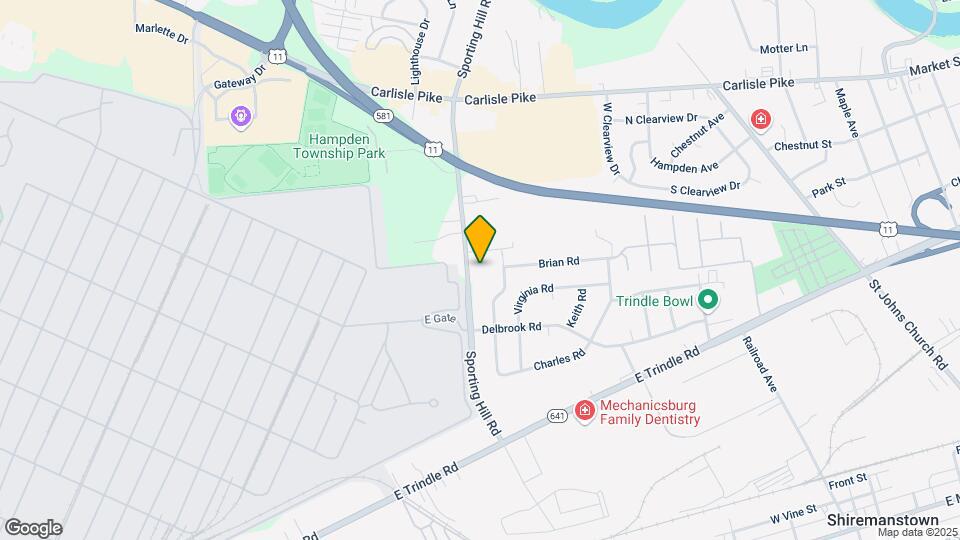 307 S Sporting Hill Rd Mapa y Detalles de la Ubicación