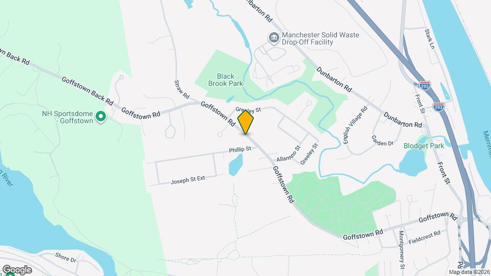 954 Goffstown Rd Map and Location Details