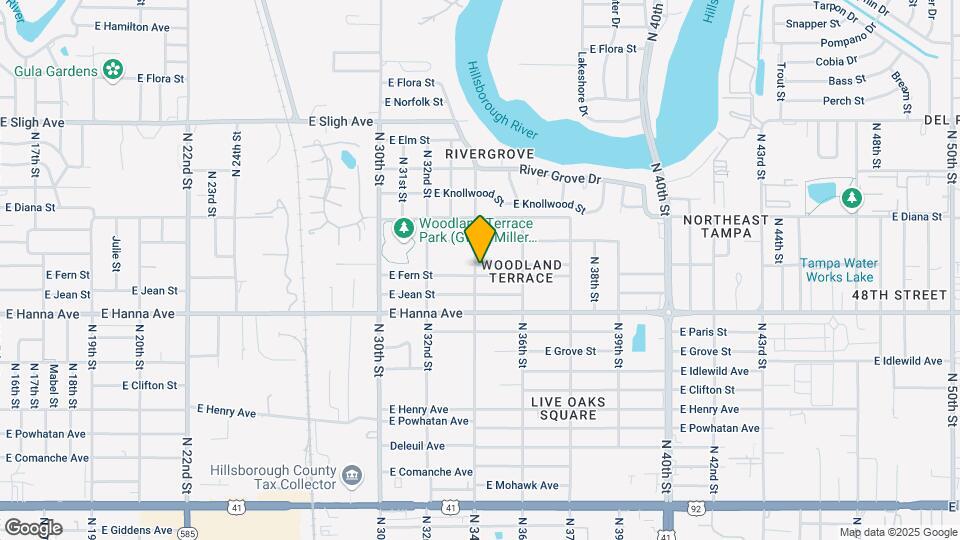 3402 E Fern St Map and Location Details
