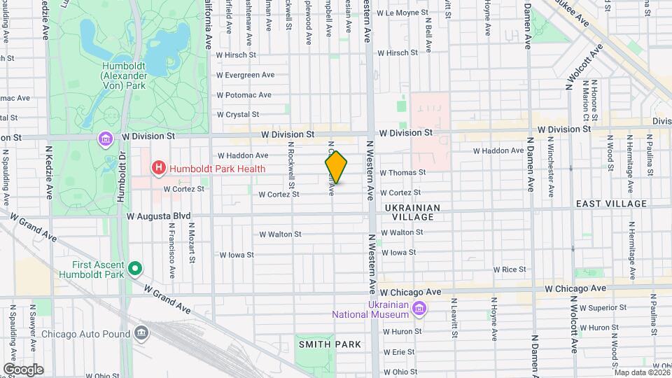 2456 W Cortez St Map and Location Details