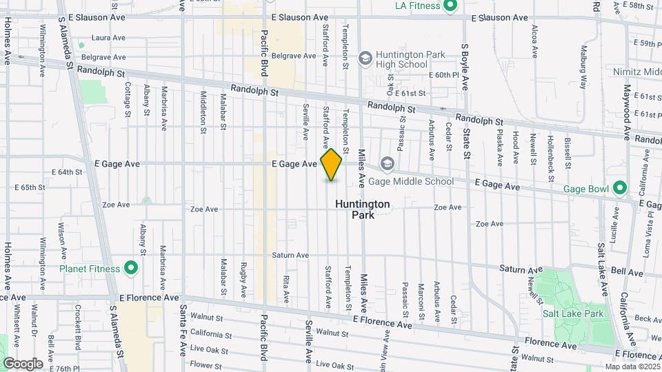 6438 Stafford Ave Map and Location Details