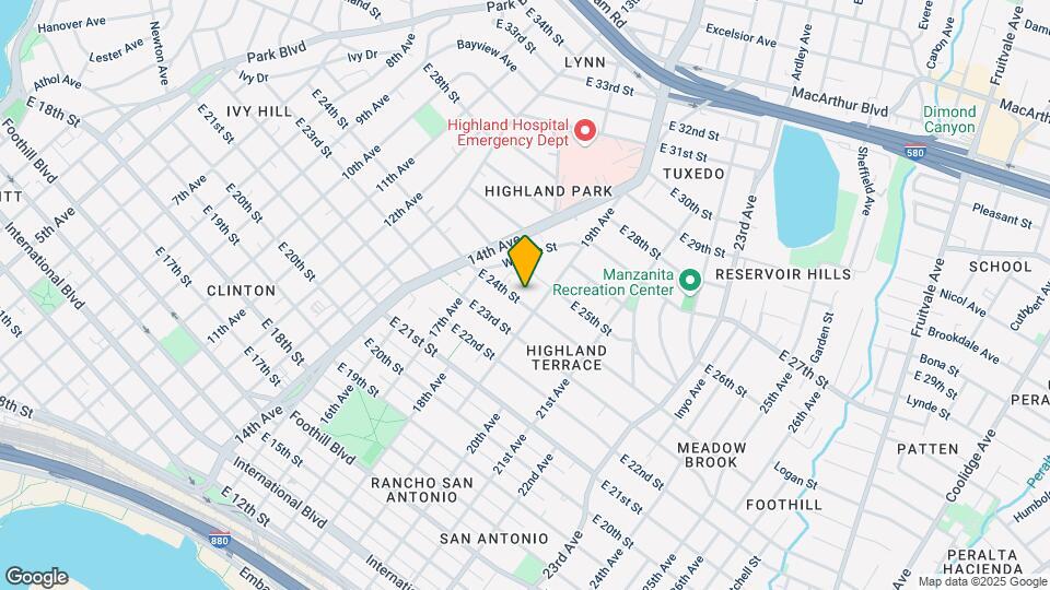1834 E 24th St Mapa y Detalles de la Ubicación