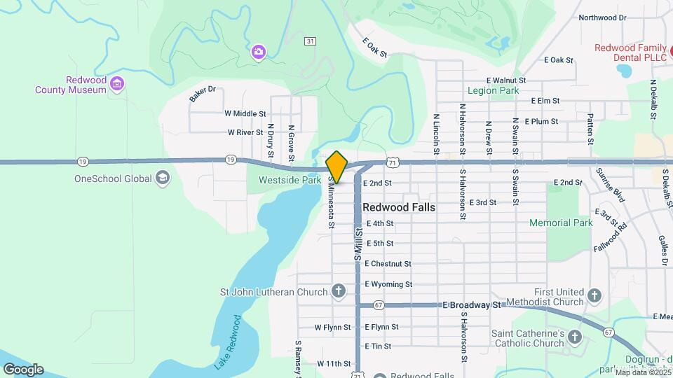 201 S Minnesota St Map and Location Details