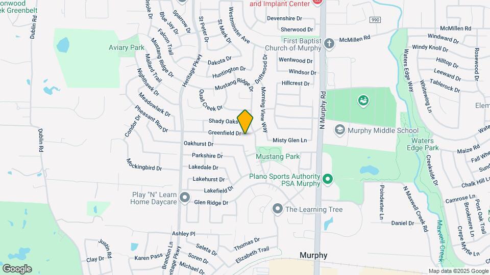 310 Greenfield Dr Map and Location Details