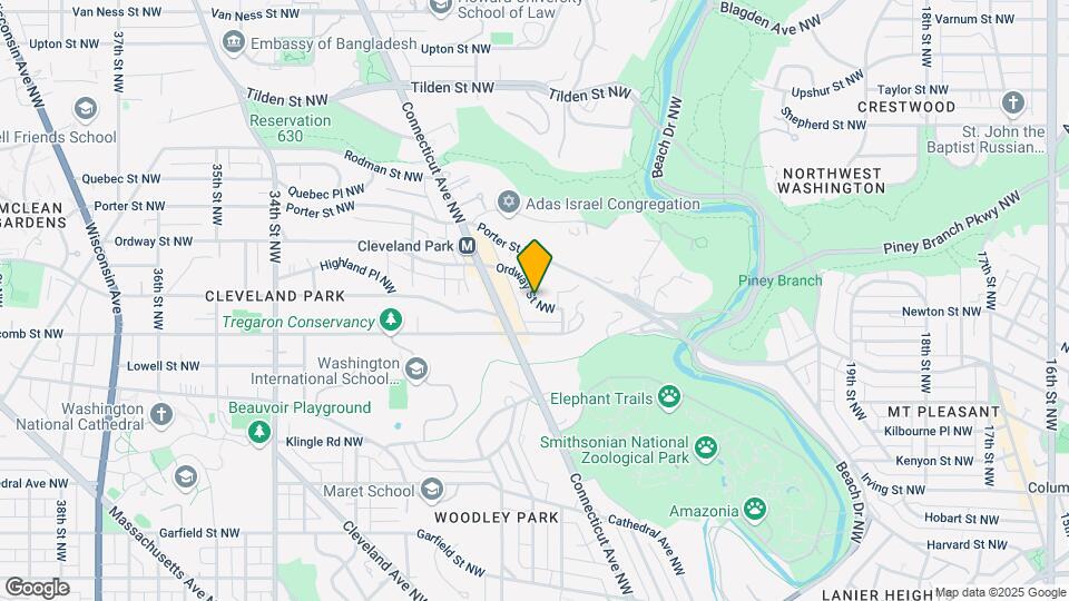 2730 Ordway St NW Map and Location Details