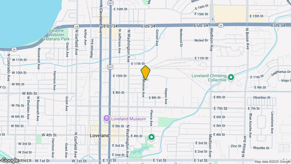 930 N Monroe Ave Map and Location Details