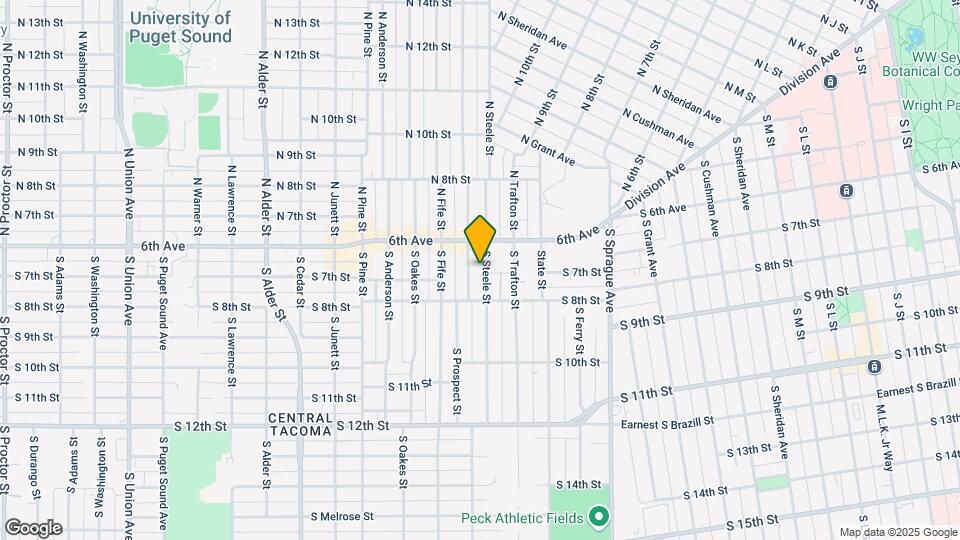 622 S Steele St Map and Location Details