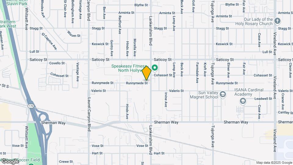 11721 Runnymede St Mapa y Detalles de la Ubicación
