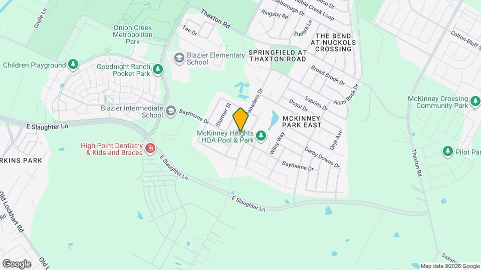 8721 Panadero Dr Mapa y Detalles de la Ubicación