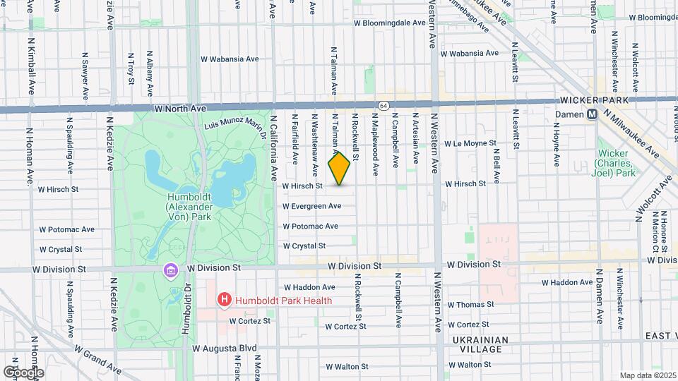 2627 W Hirsch St, Unit # 02 Map and Location Details