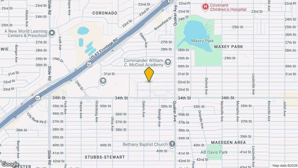 4601 32nd St Map and Location Details