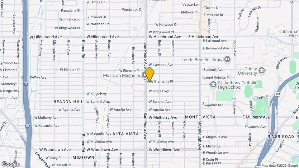 334 W Gramercy Pl Map and Location Details