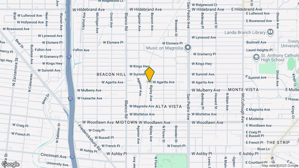 919 Ripley Ave Map and Location Details