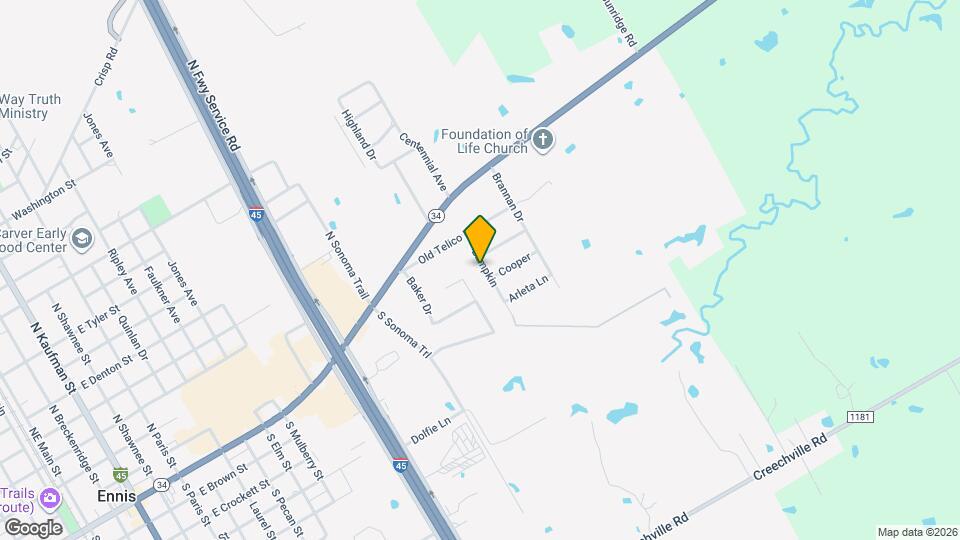 116 Lumpkin Map and Location Details