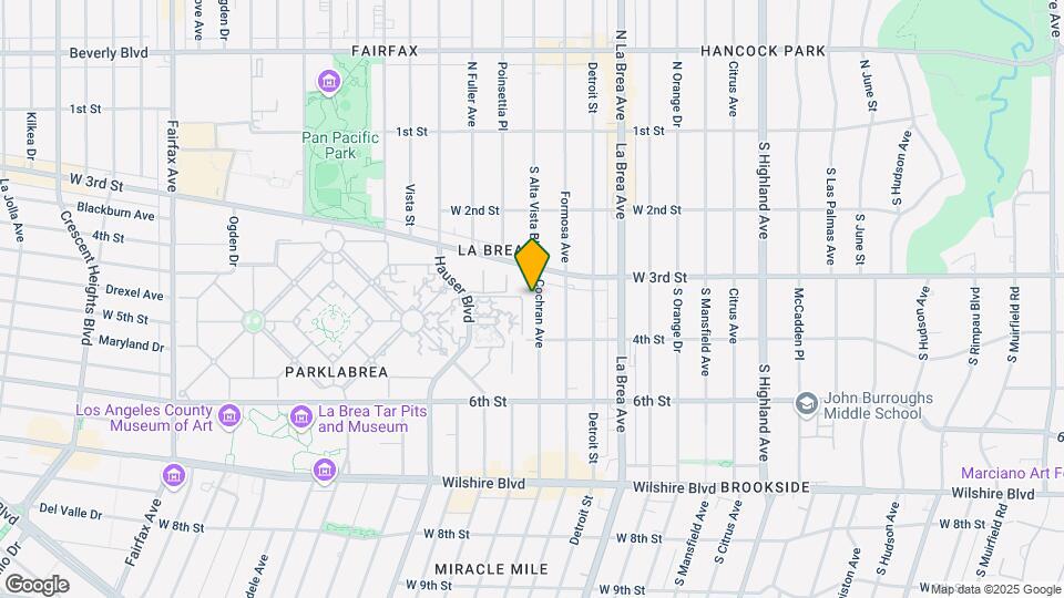 321 S Cochran Ave Map and Location Details