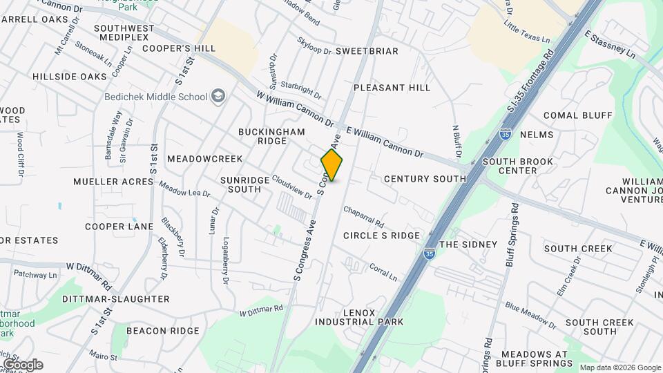 7001 S Congress Ave Map and Location Details