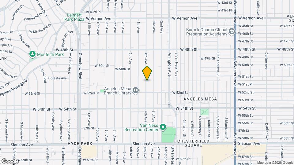 5114 1/2 4th Ave Map and Location Details