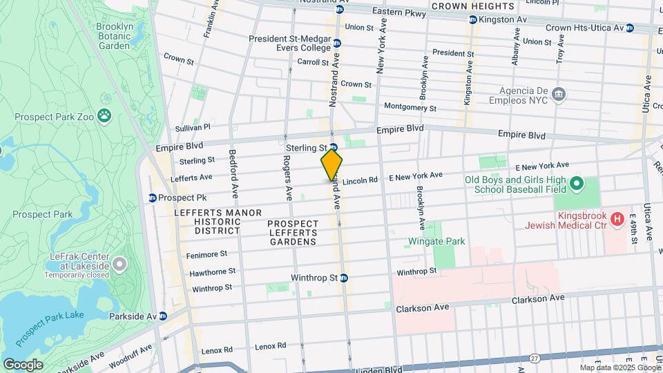 1082 Nostrand Ave Mapa y Detalles de la Ubicación