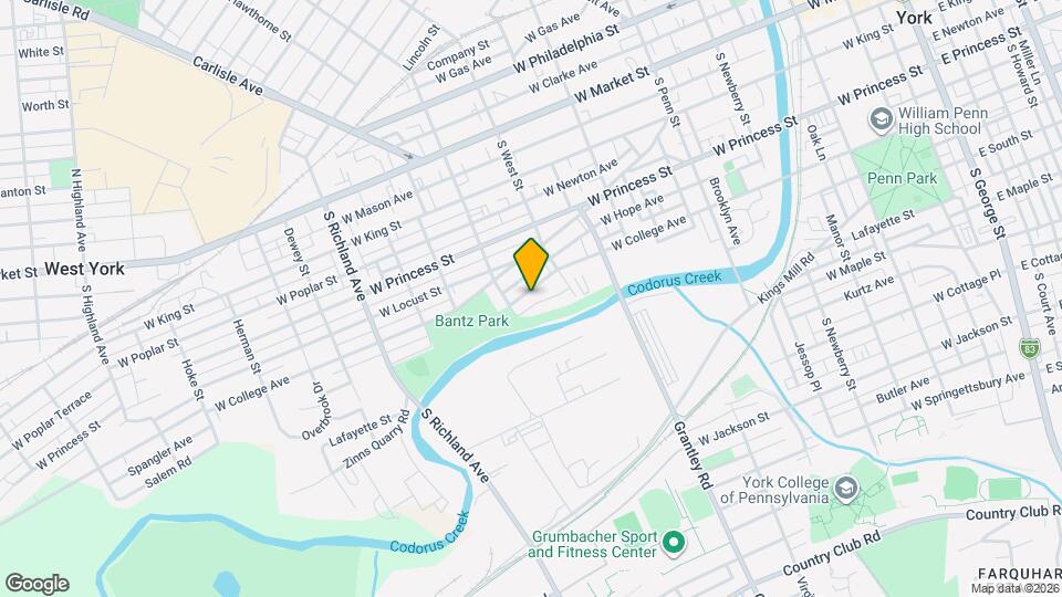 650 W College Ave Map and Location Details