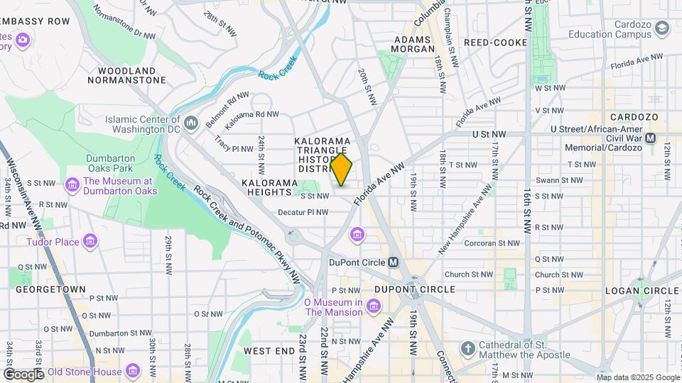 2131 S St NW Map and Location Details