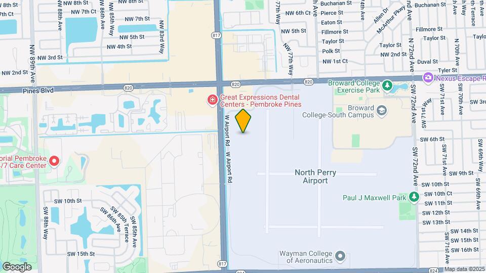 11641 SW 12th St Mapa y Detalles de la Ubicación