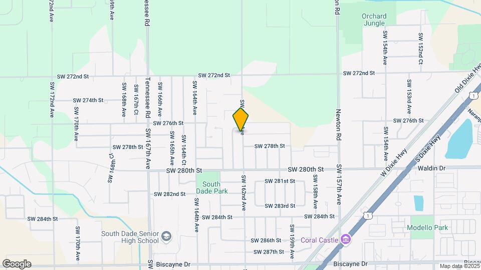 27680 SW 162nd Ave Map and Location Details