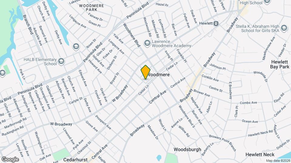 852 Station Pl Map and Location Details