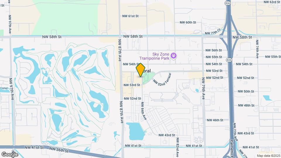 5350 NW 84th Ave Map and Location Details