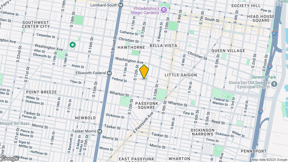 1166 S 11TH St-Unit -3 Map and Location Details
