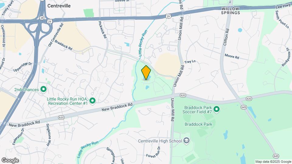 5843 Orchard Hill Ln Map and Location Details