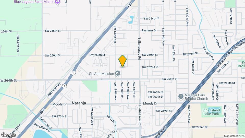 26221 SW 138th Ct Map and Location Details