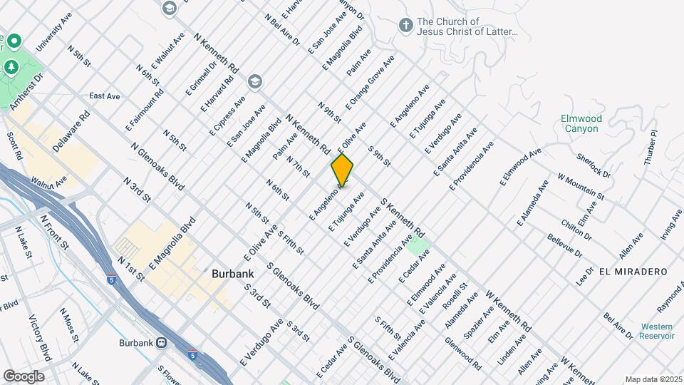 714 E Angeleno Ave-Unit -A Map and Location Details