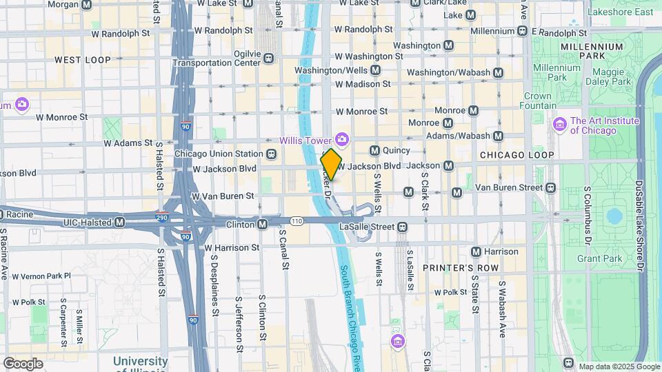 331 W Wacker Dr Map and Location Details