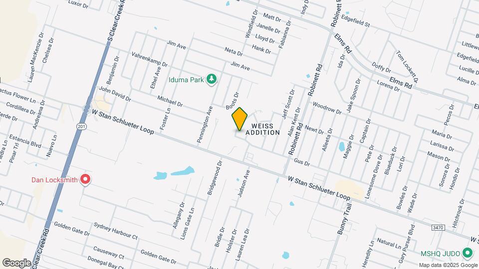 4508 Mattie Dr Map and Location Details