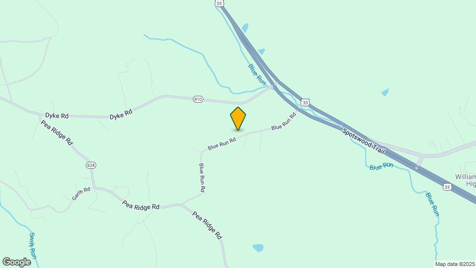 495 Blue Run Rd Map and Location Details