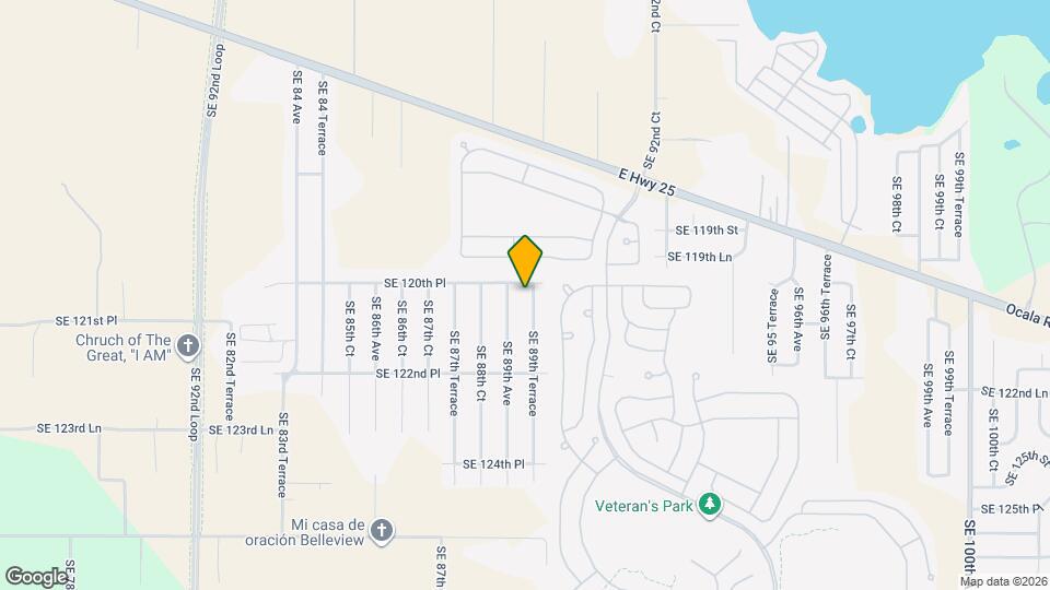 12060 SE 89th Terrace Mapa y Detalles de la Ubicación
