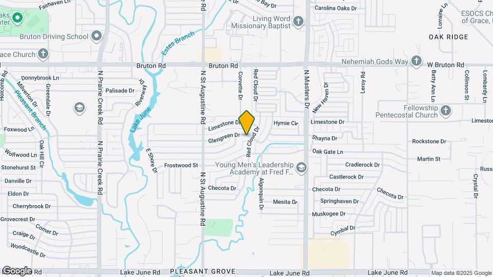 9726 Glengreen Dr Mapa y Detalles de la Ubicación