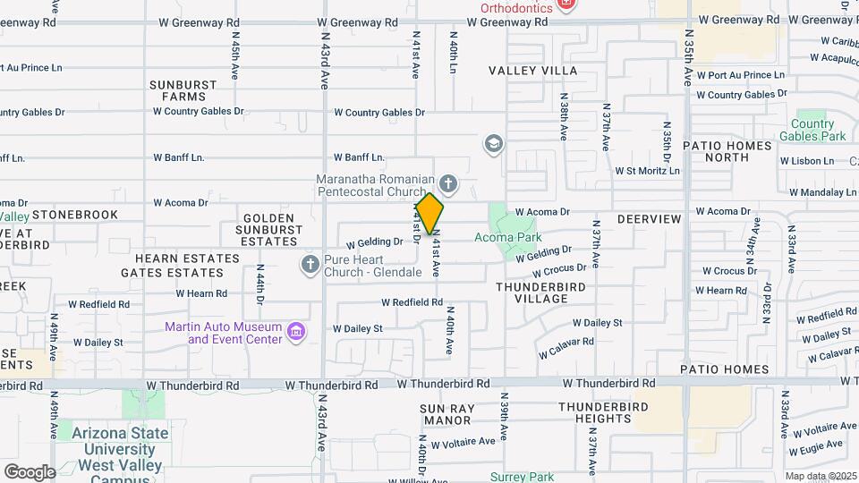 14408 N 41st Ave Map and Location Details