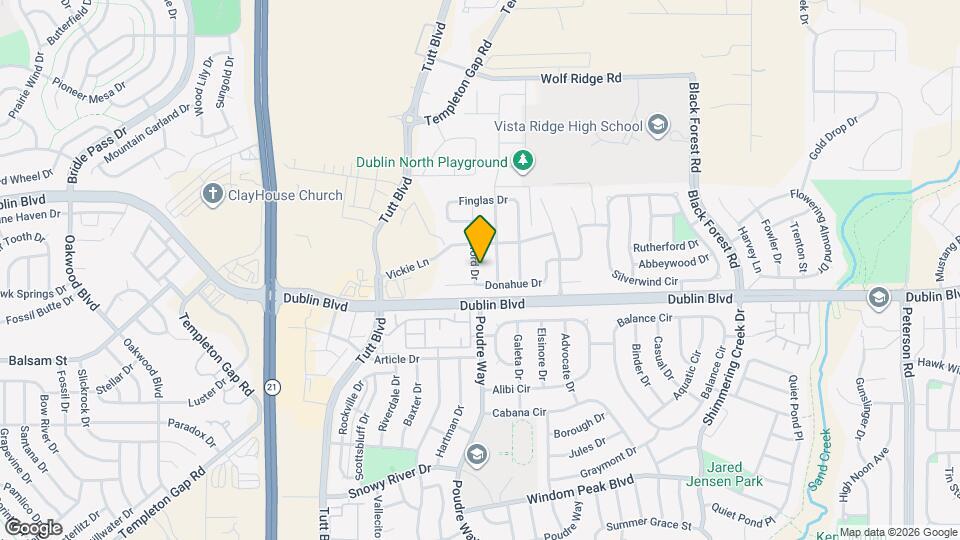 6531 Wexford Dr Mapa y Detalles de la Ubicación