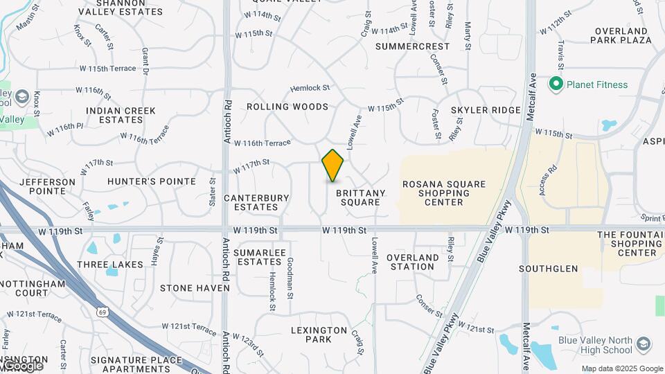 11721 Craig St Map and Location Details