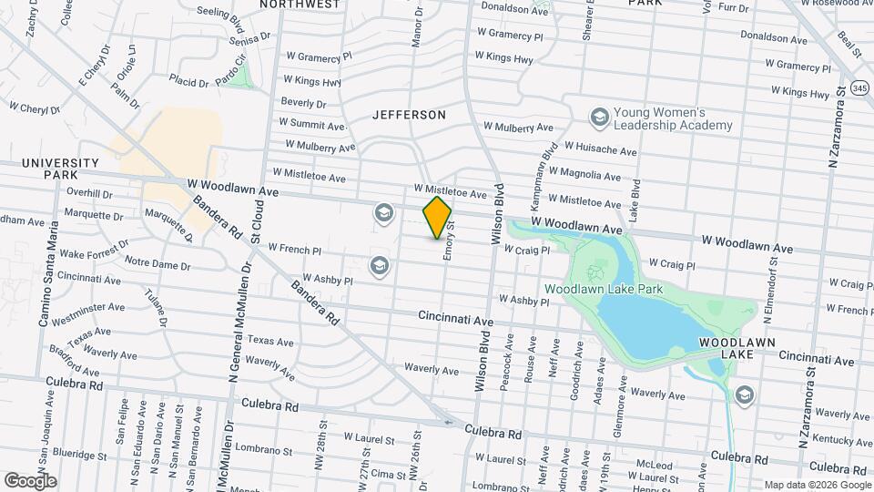 2710 W Craig Pl Map and Location Details