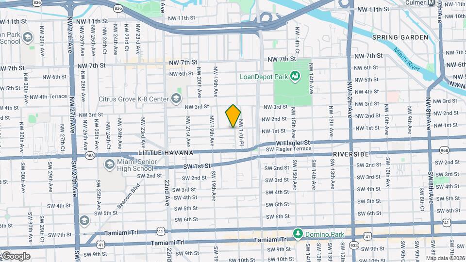 1800 NW 1st St Map and Location Details