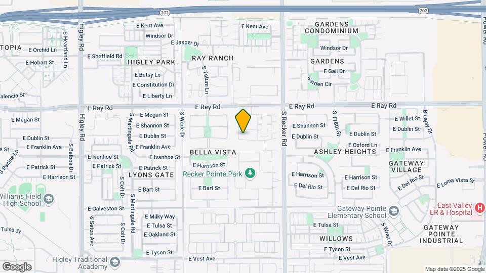 3842 E Dublin St Map and Location Details