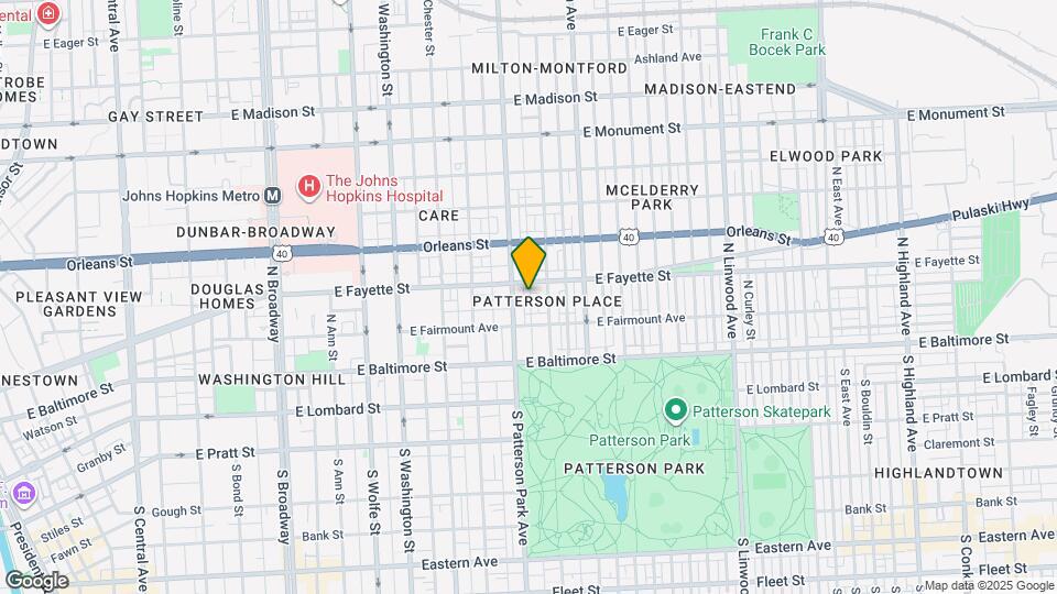 132 N Bradford St Map and Location Details