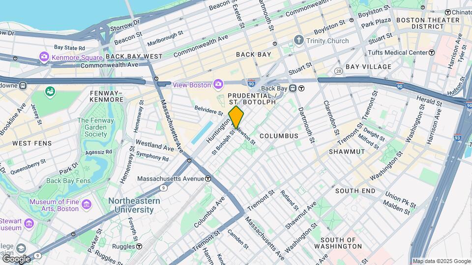 104 Saint Botolph St, Unit 3 Mapa y Detalles de la Ubicación