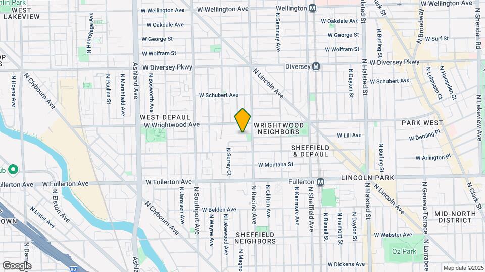 1221 W Draper St, Unit 3 Map and Location Details