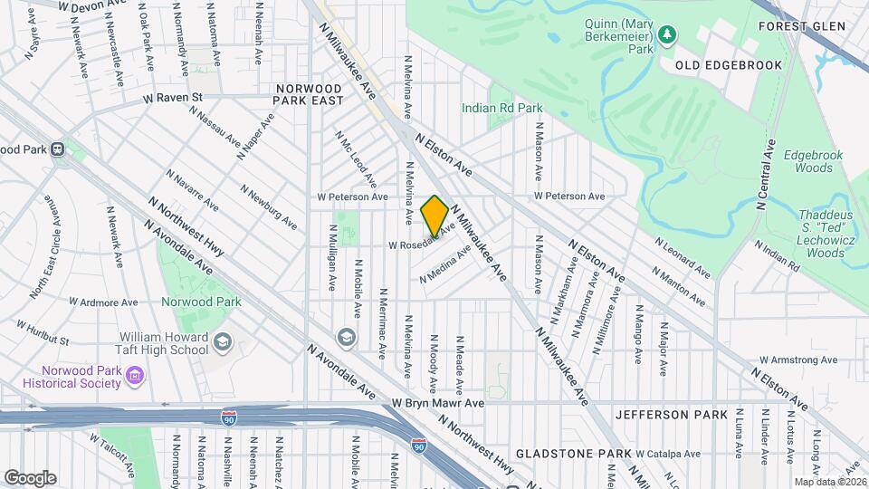 6145 W Rosedale Ave Mapa y Detalles de la Ubicación