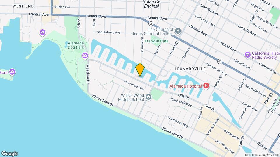 1213 Otis Dr Map and Location Details